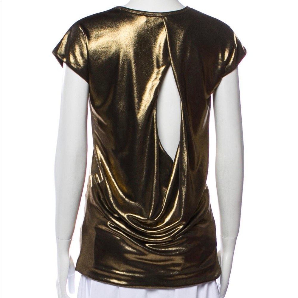 Halston Gold Top